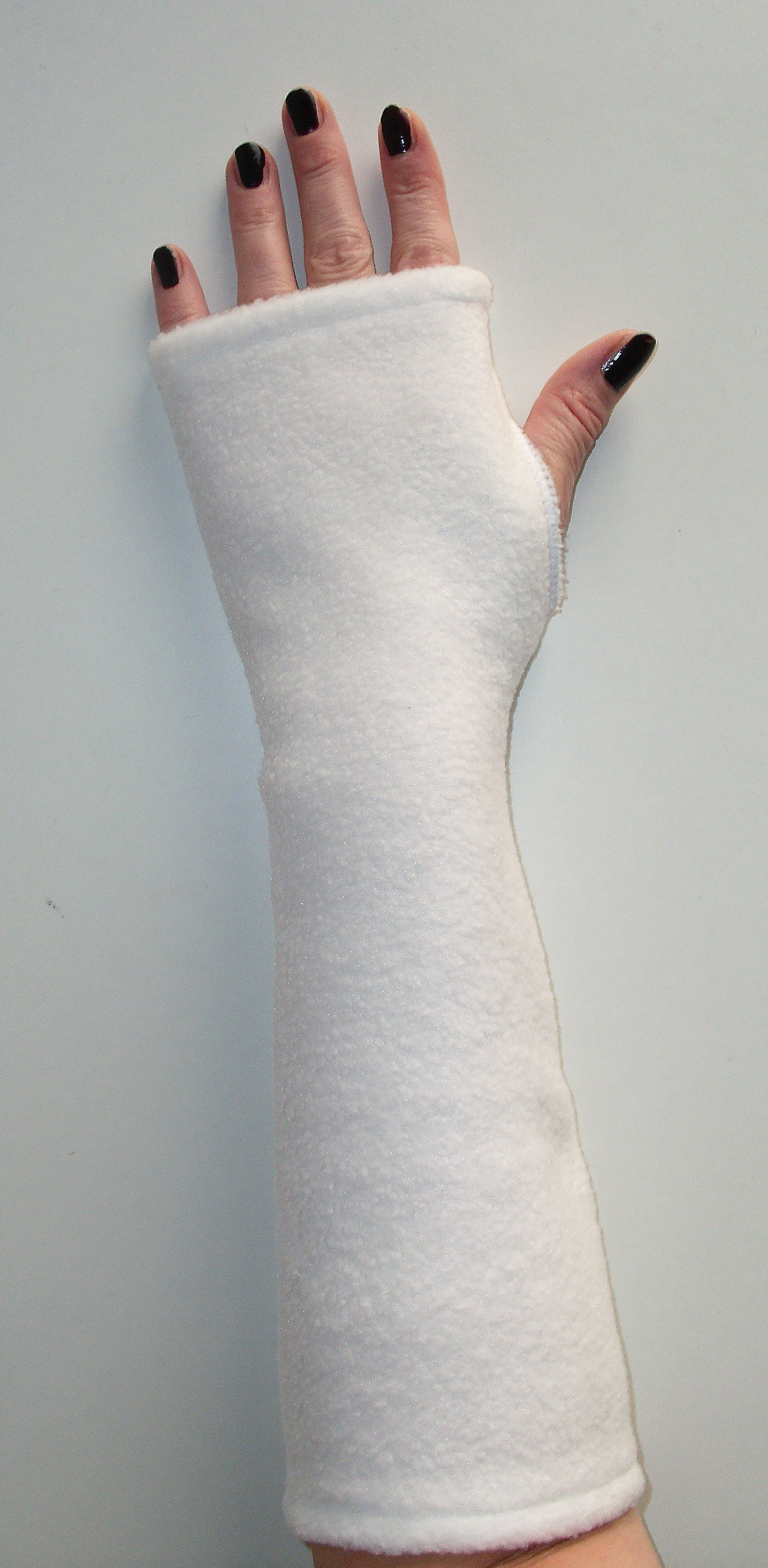 Fleece Armstulpen Armwärmer verschiedene Farben XXS-XXL kuschelig Teddy Fell