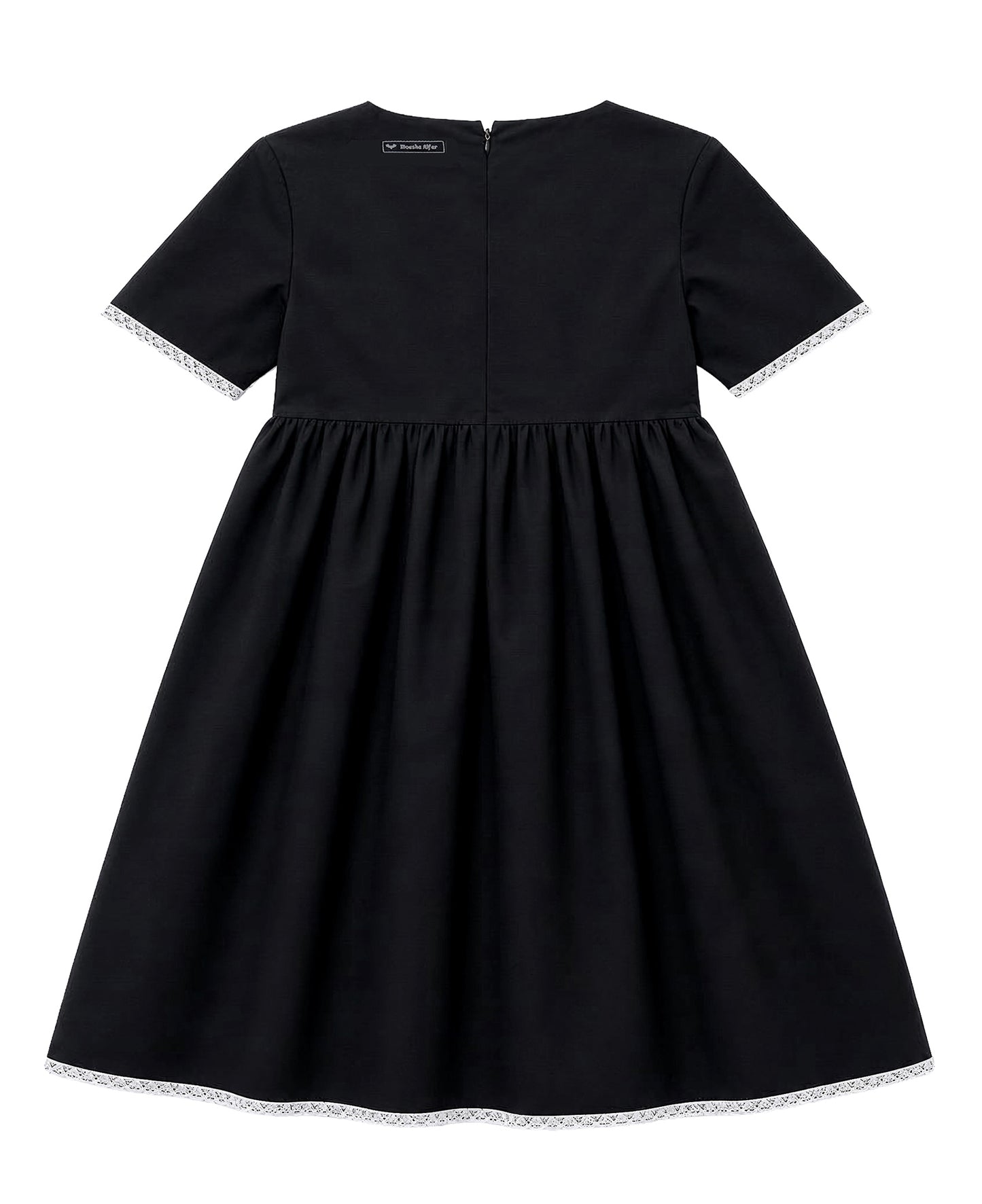 Plastron shirt ladies Tenshi jersey + cotton body olive black wine red sizes 34-46