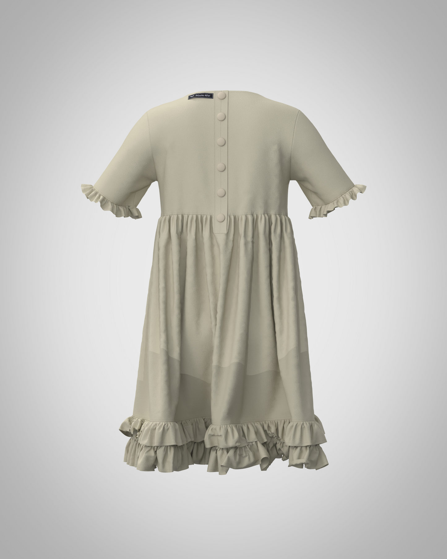 Plastron shirt ladies Tenshi jersey + cotton body olive black wine red sizes 34-46
