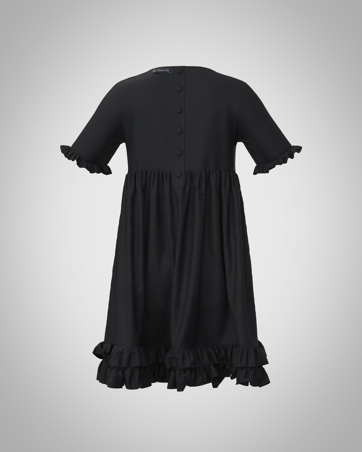 Plastron shirt ladies Tenshi jersey + cotton body olive black wine red sizes 34-46