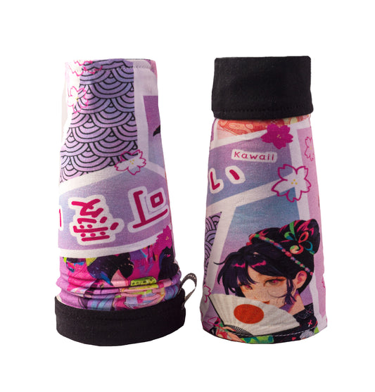 🎀 kurze Wende Armstulpen