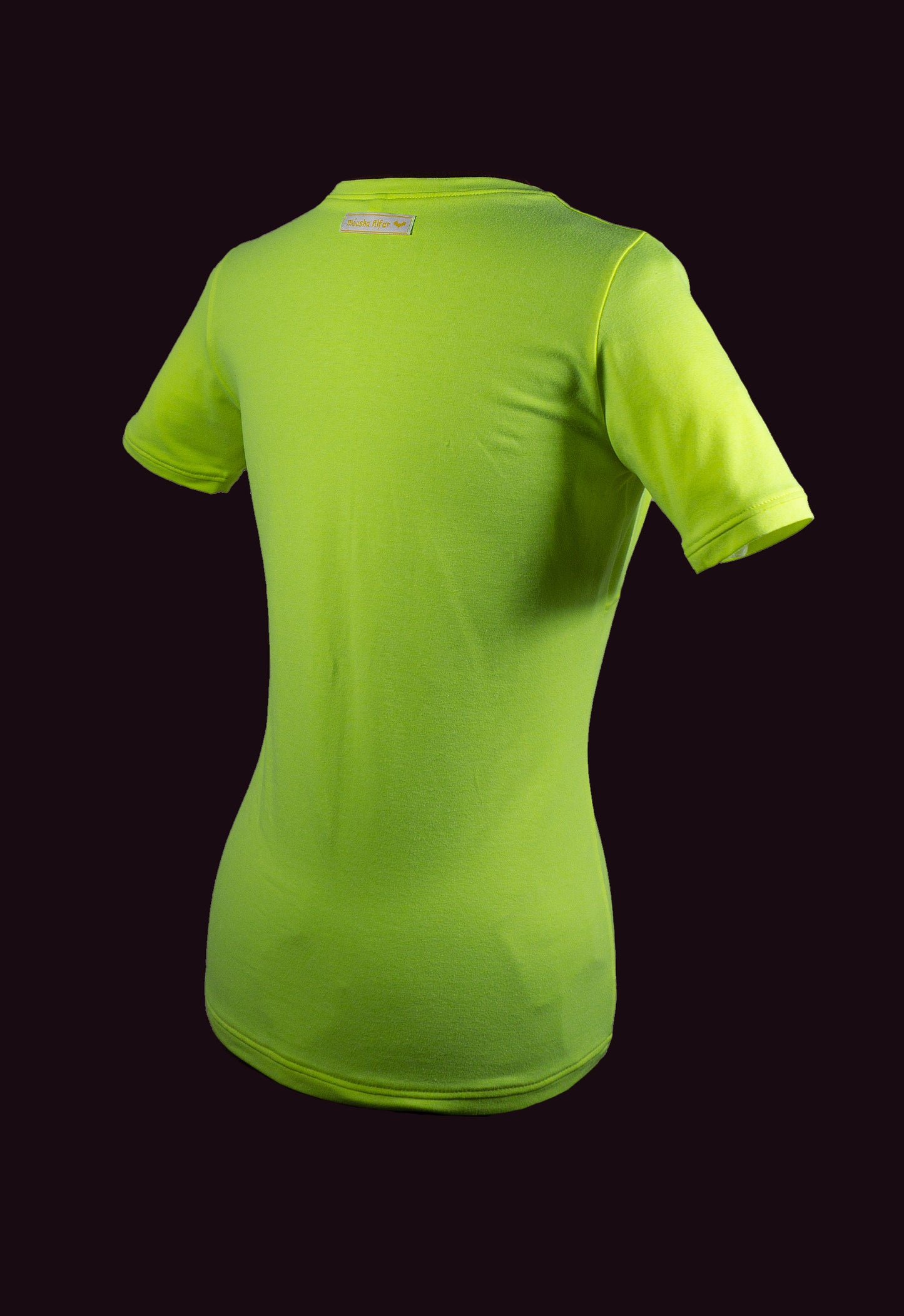 Plastron shirt ladies Tenshi jersey + cotton body olive black wine red sizes 34-46