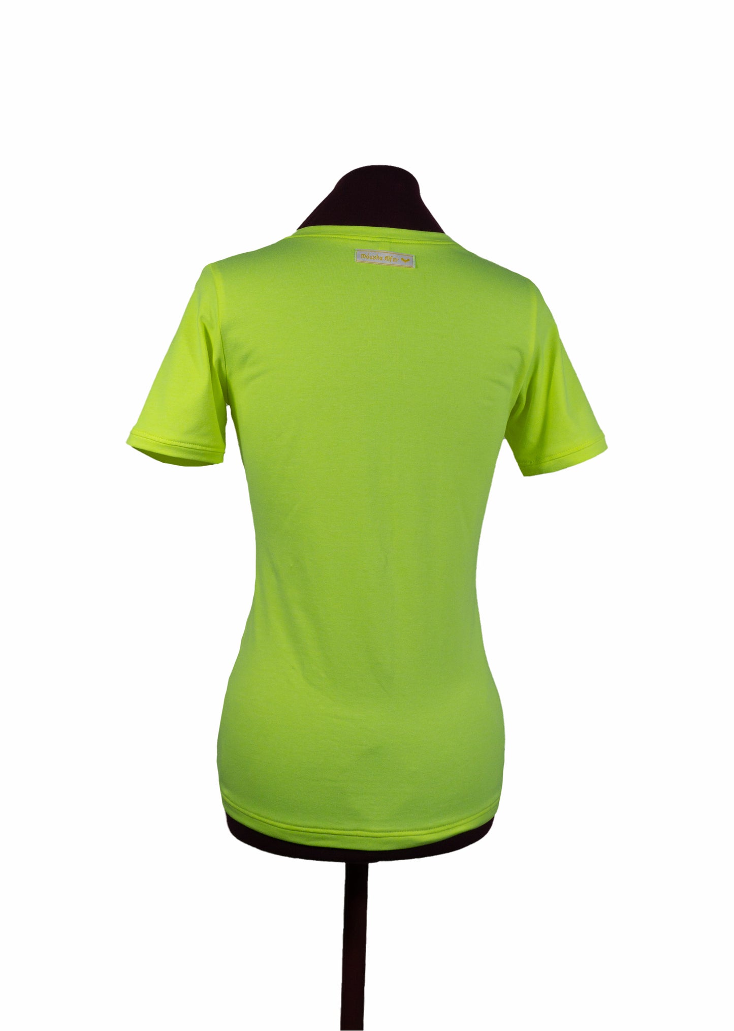 Plastron shirt ladies Tenshi jersey + cotton body olive black wine red sizes 34-46