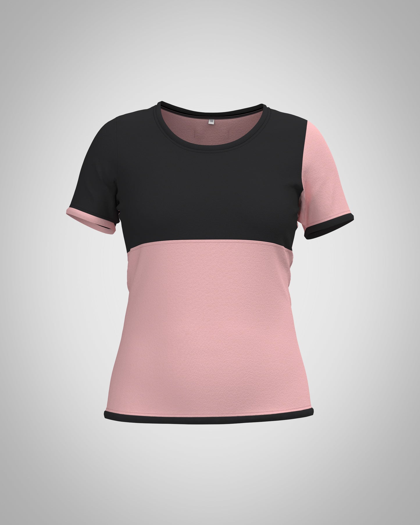 Plastron shirt ladies Tenshi jersey + cotton body olive black wine red sizes 34-46
