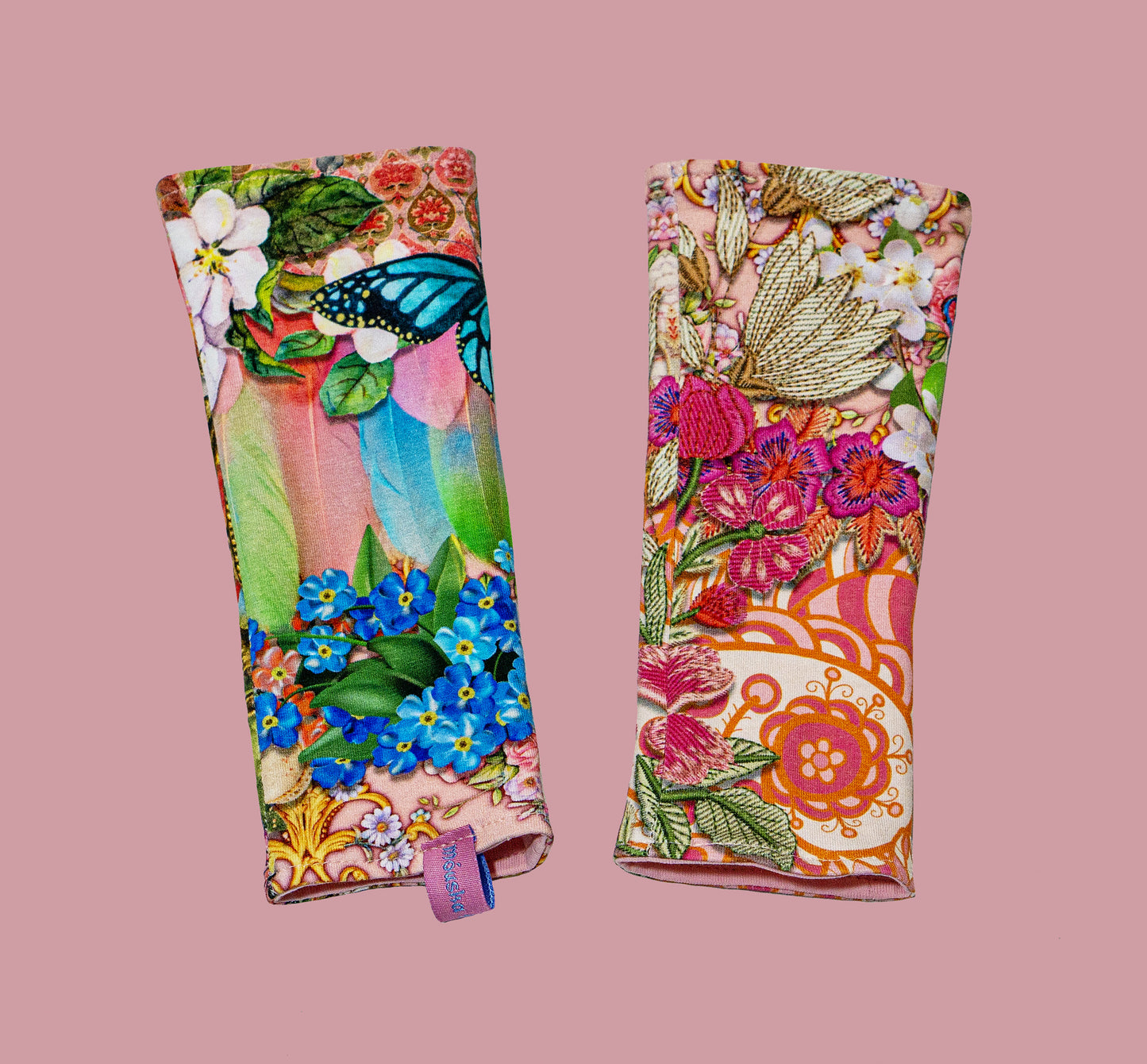 Wende Armstulpen Armwärmer rosa bunt welcome in paradiese hawai
