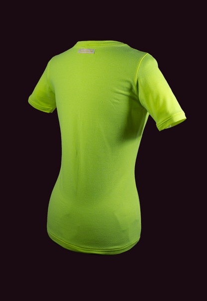 Jersey Shirt Nikita | neongelb uni | fluoreszierend uv aktiv | Größen 34-46