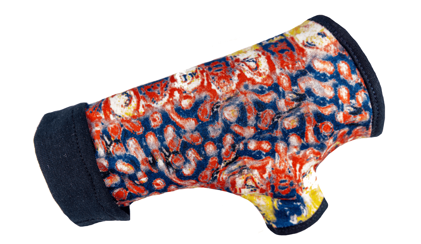 Pulswärmer aus weichem Jersey SUPER BEQUEM #MUSTHAVE bunt gemustert gefüttert