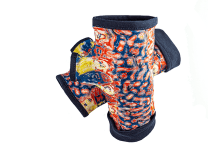 Pulswärmer aus weichem Jersey SUPER BEQUEM #MUSTHAVE bunt gemustert gefüttert
