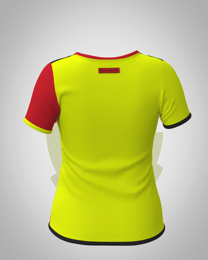 Plastron shirt ladies Tenshi jersey + cotton body olive black wine red sizes 34-46