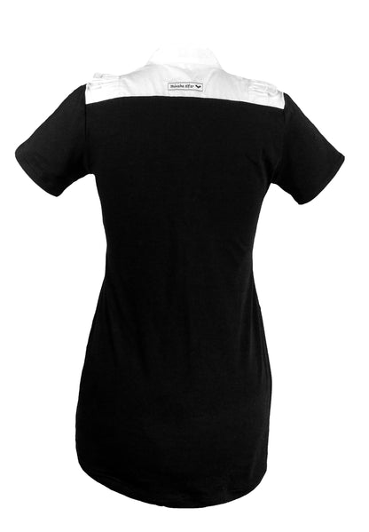 Rückenansicht lolita Shirt Tenshi, aus hochwertigen Baumwolle Stoffen, für besondere festliche Anlässe wie Taufe, Kommunion, Konfirmation oder Theater sowie für japanische events