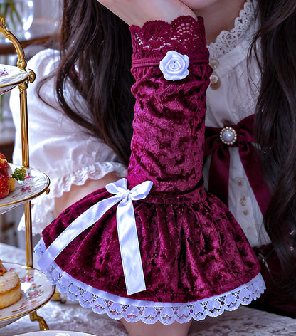 Damen Sweet Lolita Armstulpen