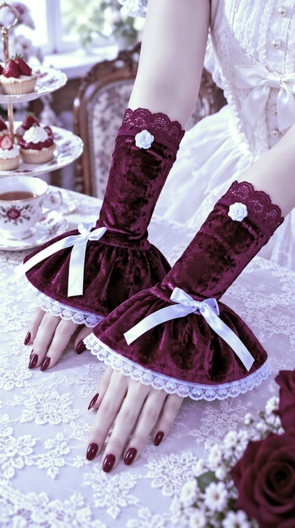 Damen Sweet Lolita Armstulpen
