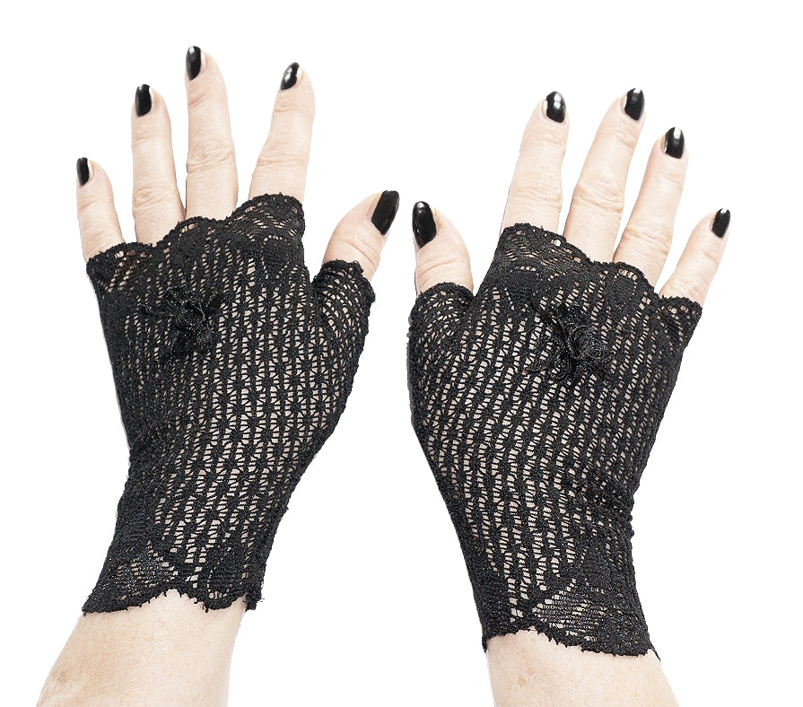 kurze fingerlose Damen Handschuhe