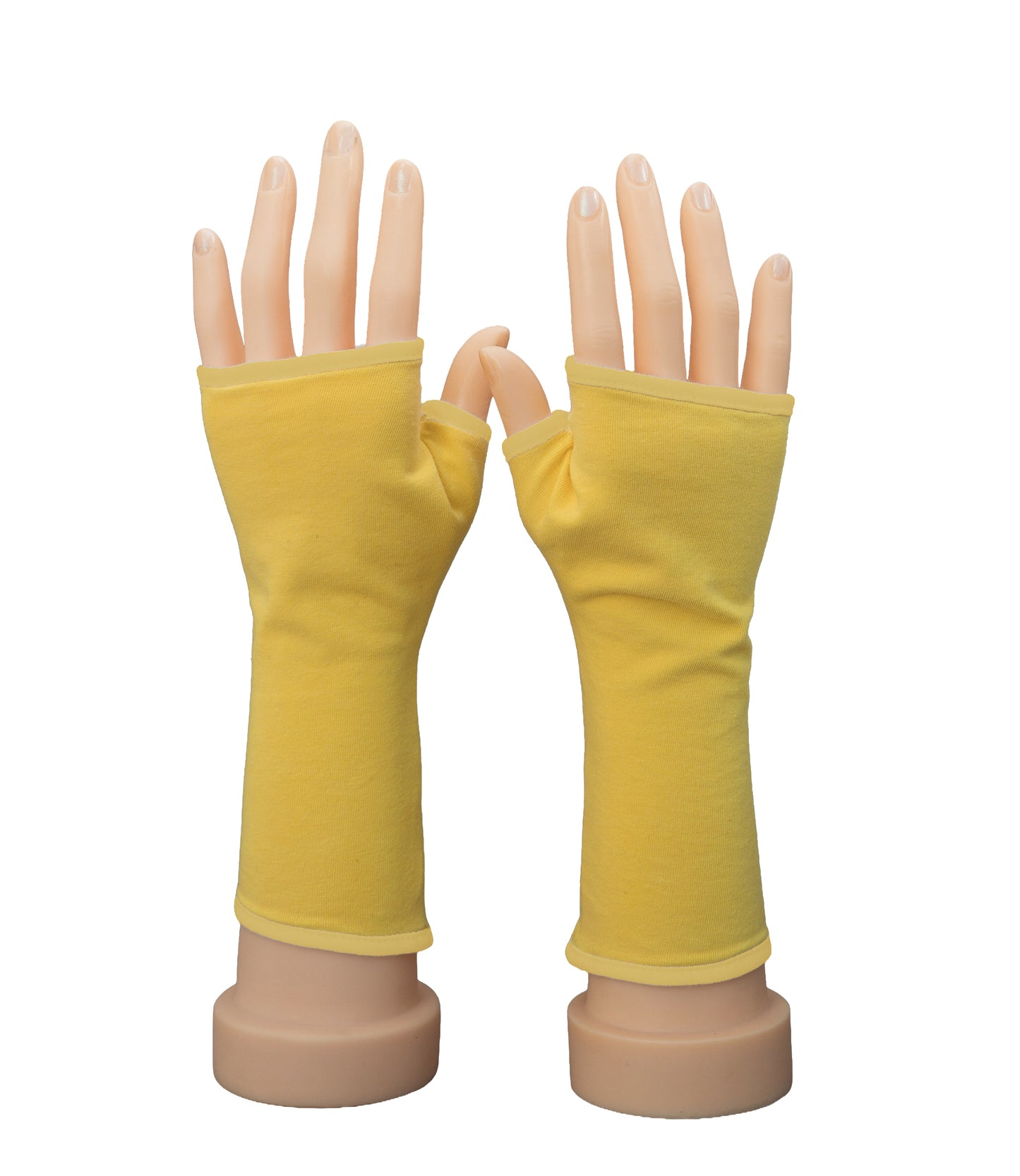 Soft jersey wrist warmers, SUPER COMFORTABLE #MUSTHAVE, brightly patterned, lined, lining color selectable, with bow