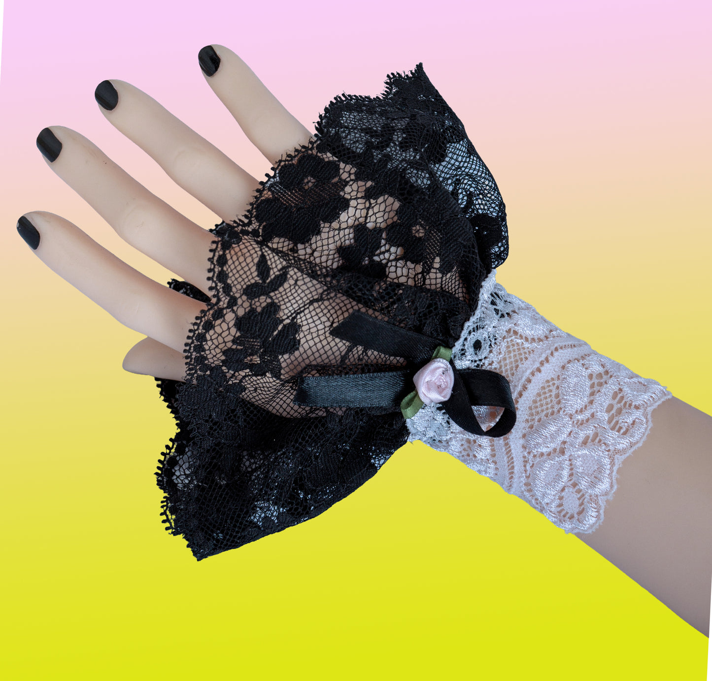 Sweet Gothic Lolita Manschetten/mini Stulpen