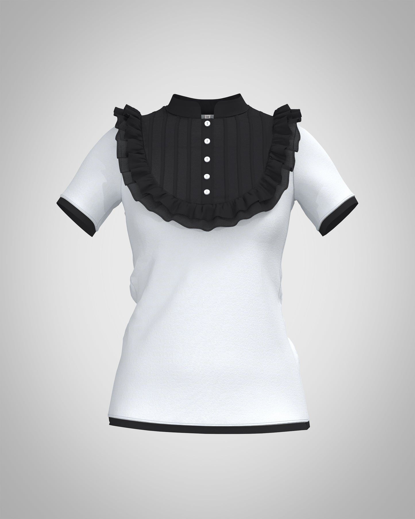 classic gothic lolita Shirt Tenshi => stelle Deine Eigene schwarz weiße Farbkombination auf!