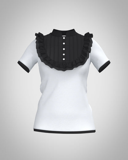 classic gothic lolita Shirt Tenshi => stelle Deine Eigene schwarz weiße Farbkombination auf!
