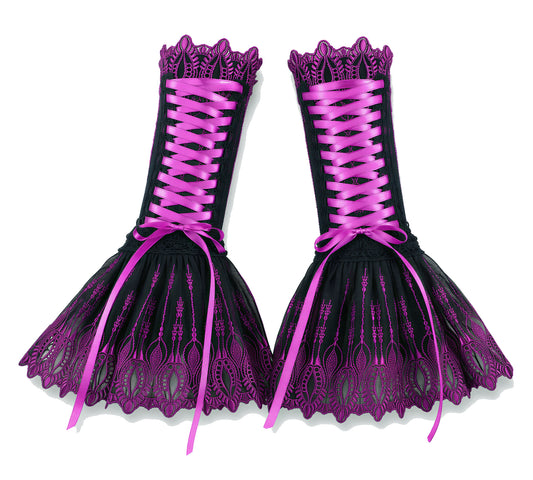 Damen Gothic Armstulpen