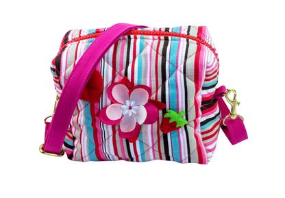 Hippie Goa Psy Kosmetiktasche, Kulturbeutel, Schmink-Täschchen mit Gurt.