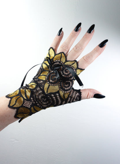 🎀 Gants sans doigts