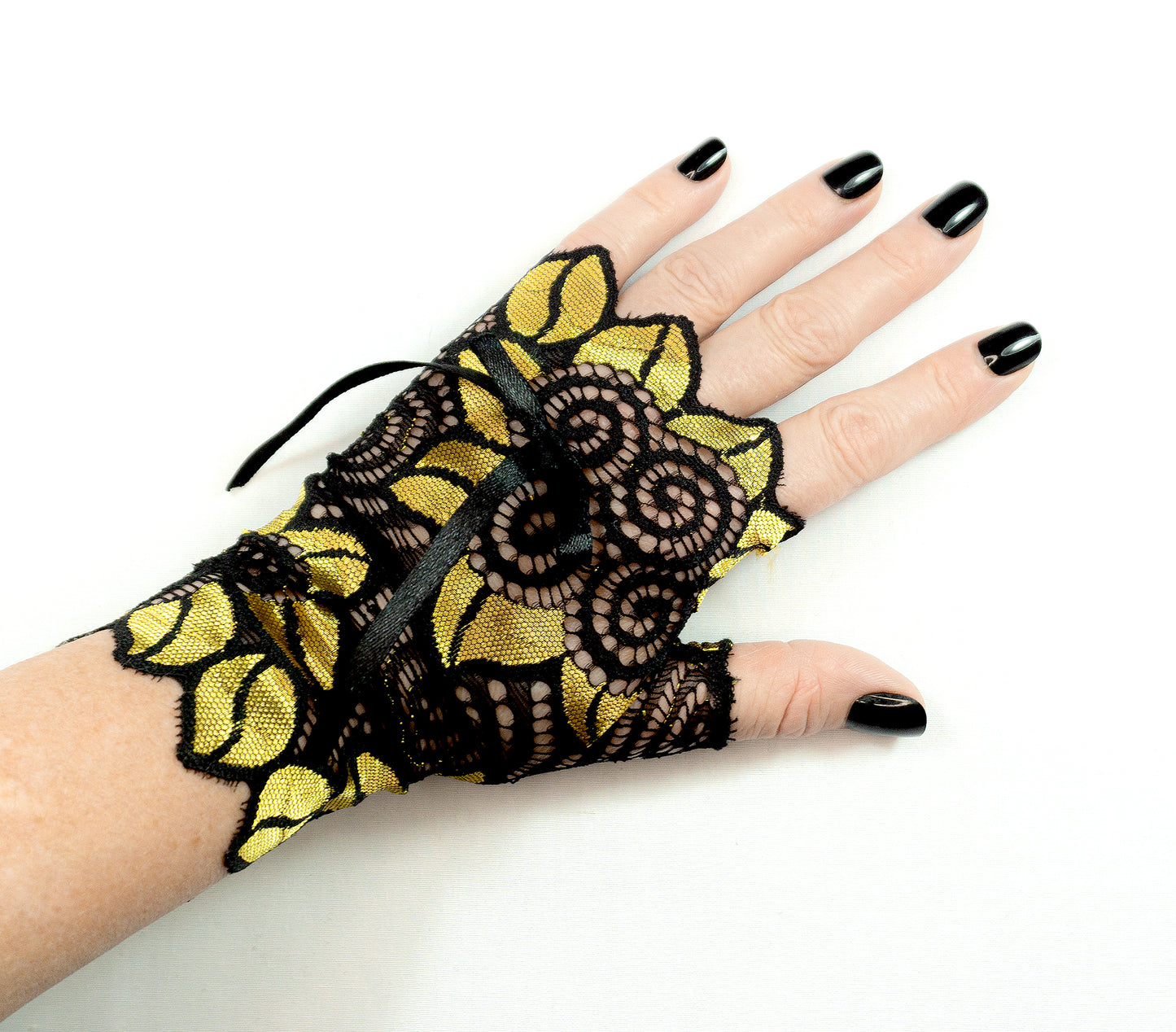 🎀 Gants sans doigts