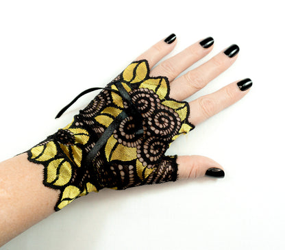 🎀 Gants sans doigts