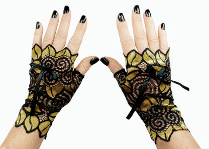 🎀 Gants sans doigts