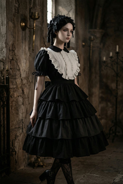 Seitenansicht präsentiert an einem Model im gothic ambiente. sehr edel und charmant. nicht nur für subkulturen sondern auch für förmliche, klassische christliche events wie Ostern oder Weihnachten, Kommunion, Konfirmation, Trauerfeier oder sogar Karneval.
