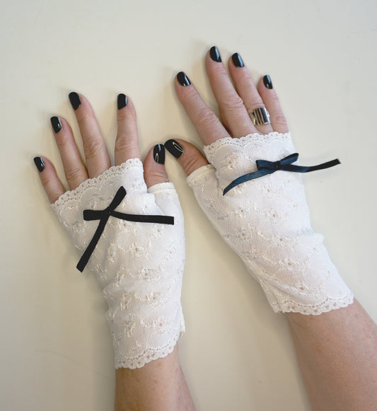 🎀 Gants courts sans doigts