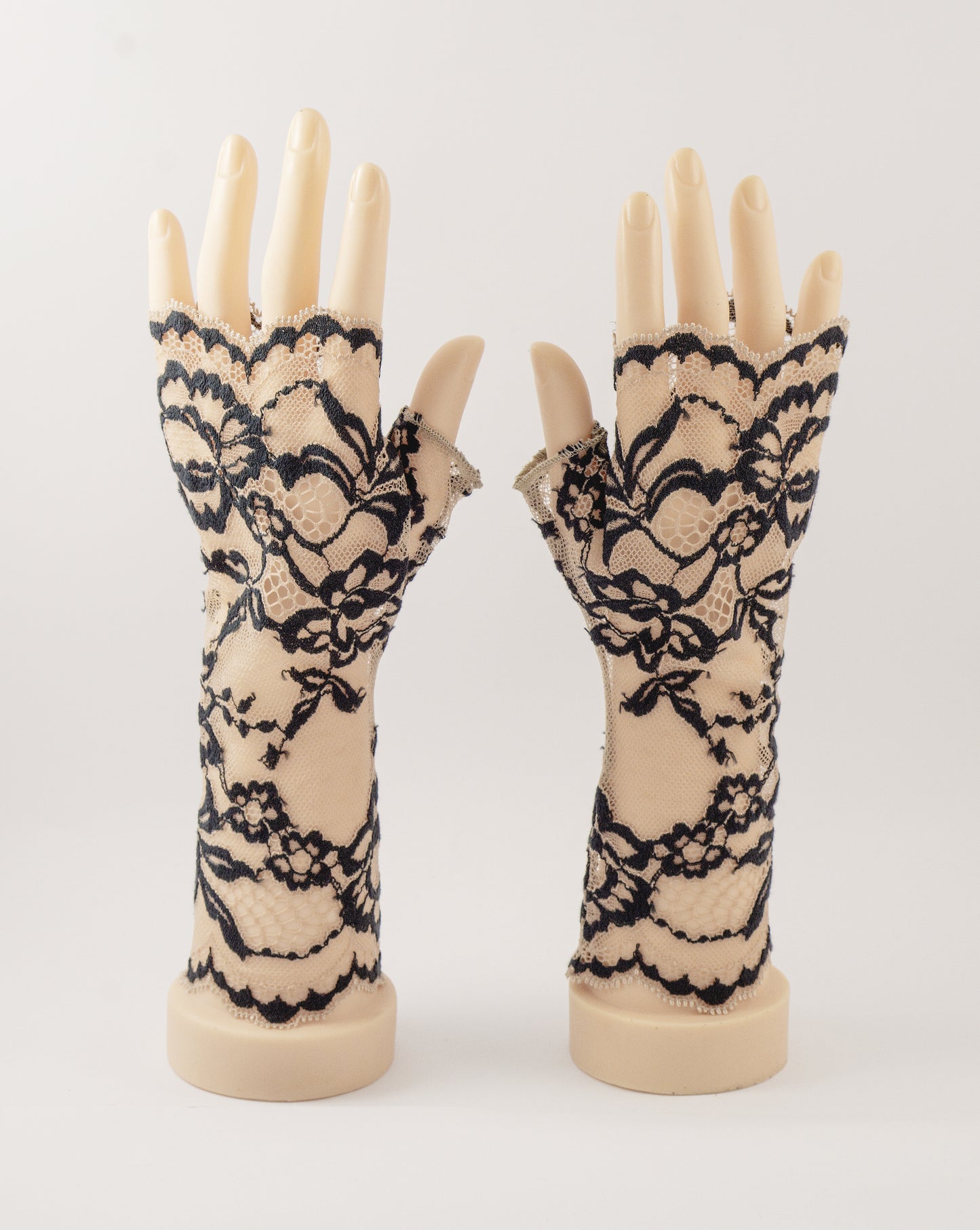 🎀 Gants longs sans doigts