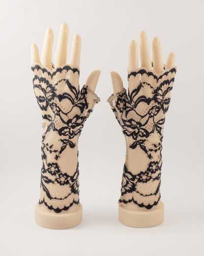 🎀 Gants longs sans doigts