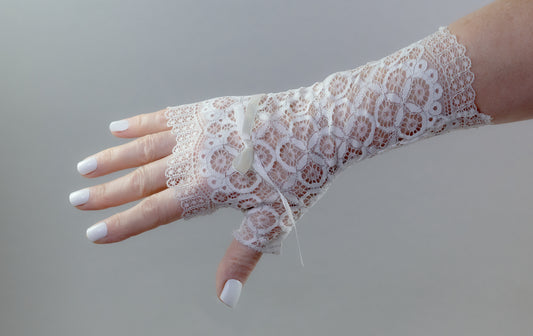 🎀 Gants longs sans doigts