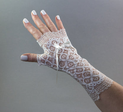 🎀 Gants longs sans doigts