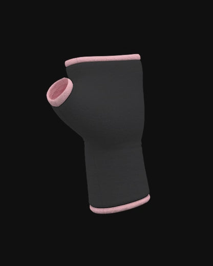 Soft jersey wrist warmers, SUPER COMFORTABLE #MUSTHAVE, brightly patterned, lined, lining color selectable, with bow