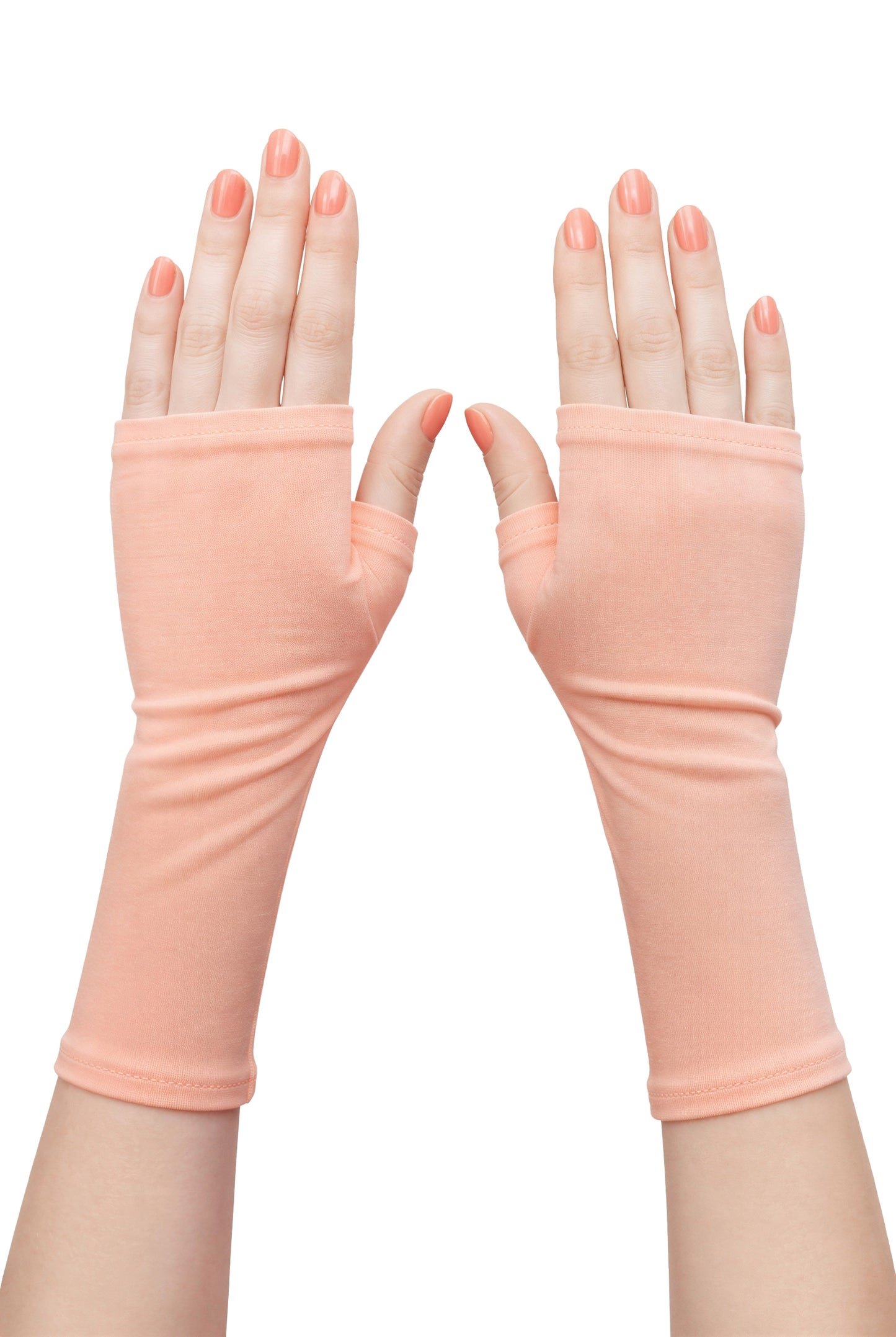 Mitaines en jersey doux, ULTRA CONFORTABLES #INDISPENSABLE, à motifs colorés, doublées (couleur de la doublure au choix), avec nœud.