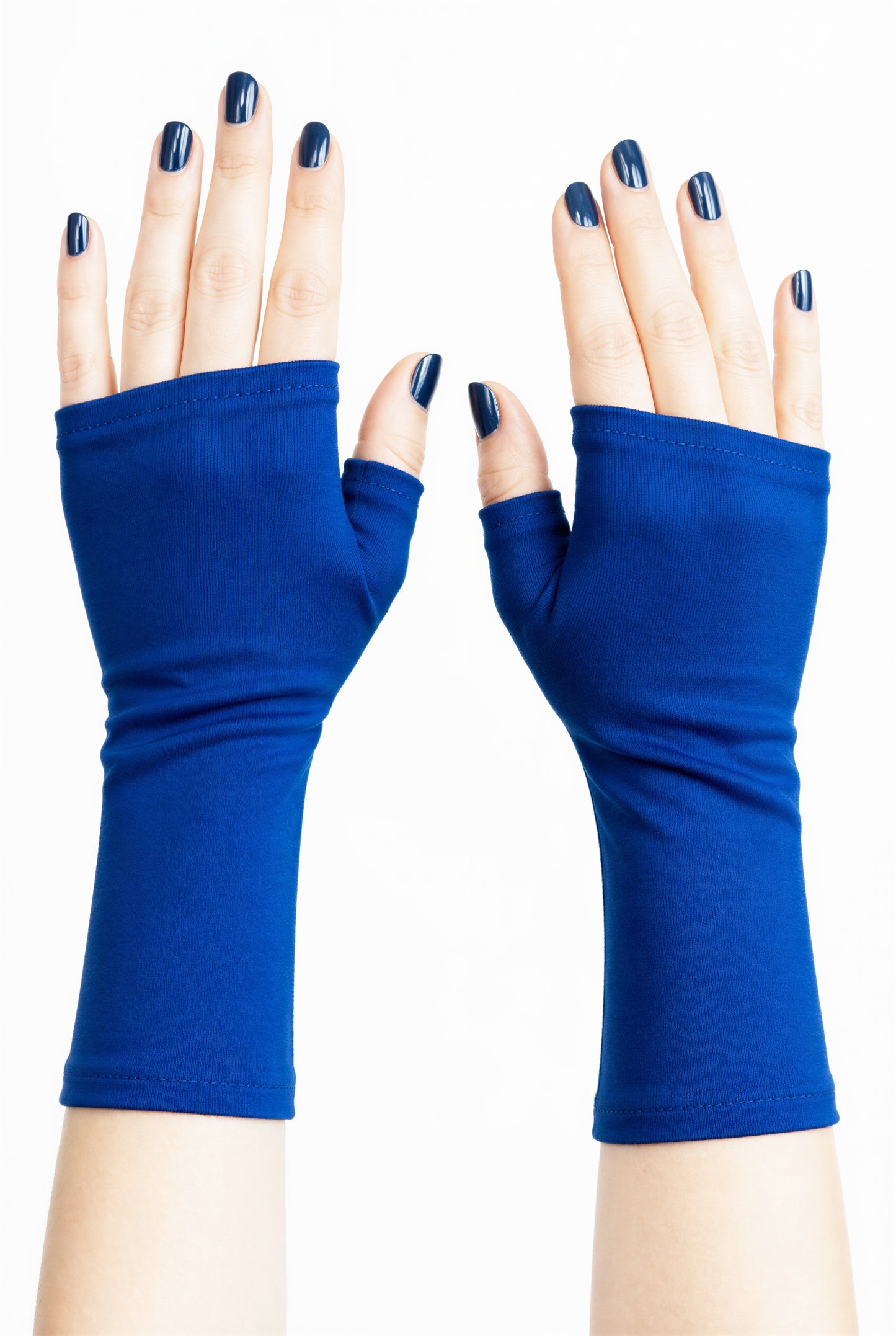Mitaines en jersey doux, ULTRA CONFORTABLES #INDISPENSABLE, à motifs colorés, doublées (couleur de la doublure au choix), avec nœud.