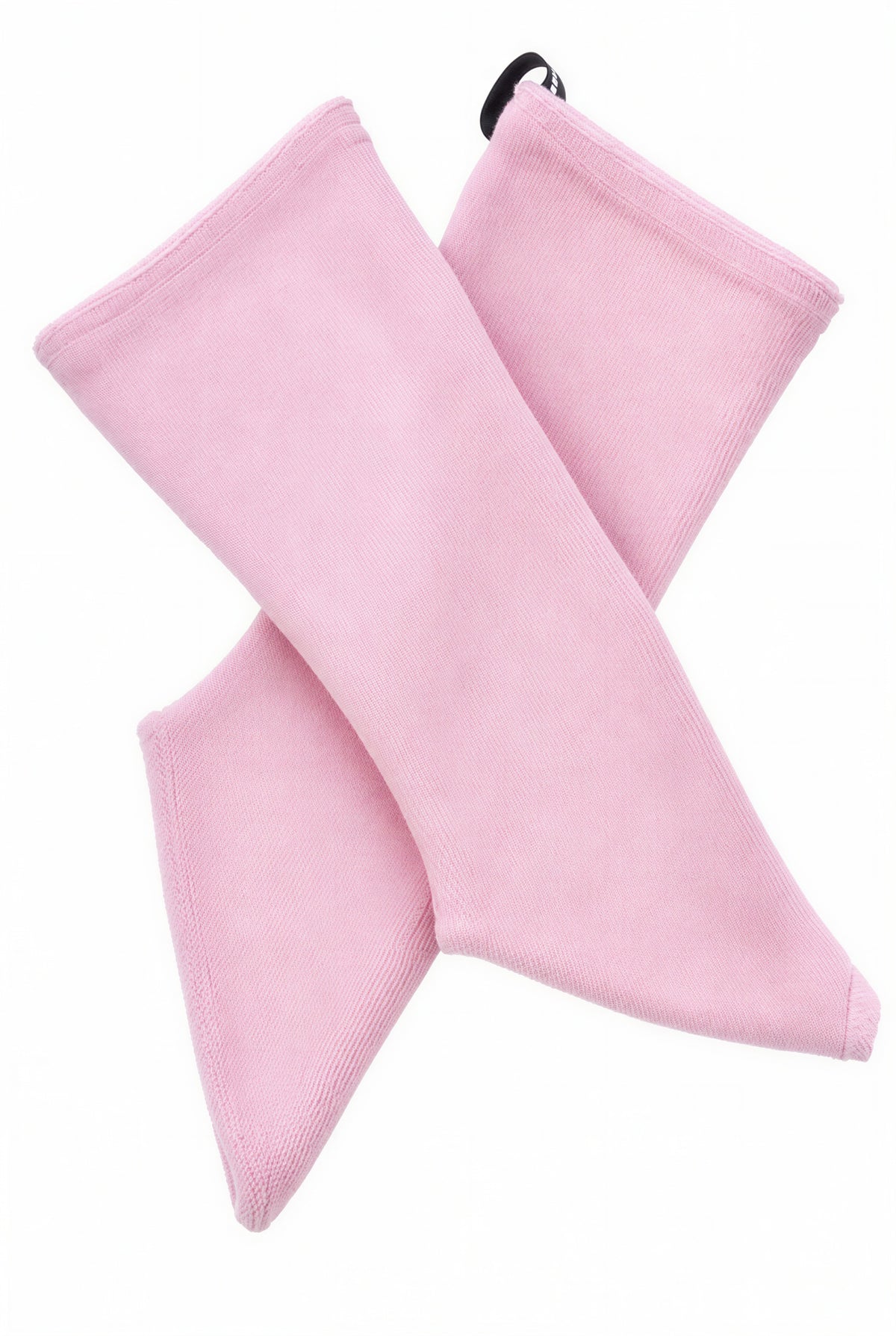 ein  paar Wichtel Nicki Stulpen in flatlay fotografiert, Farbe rosa