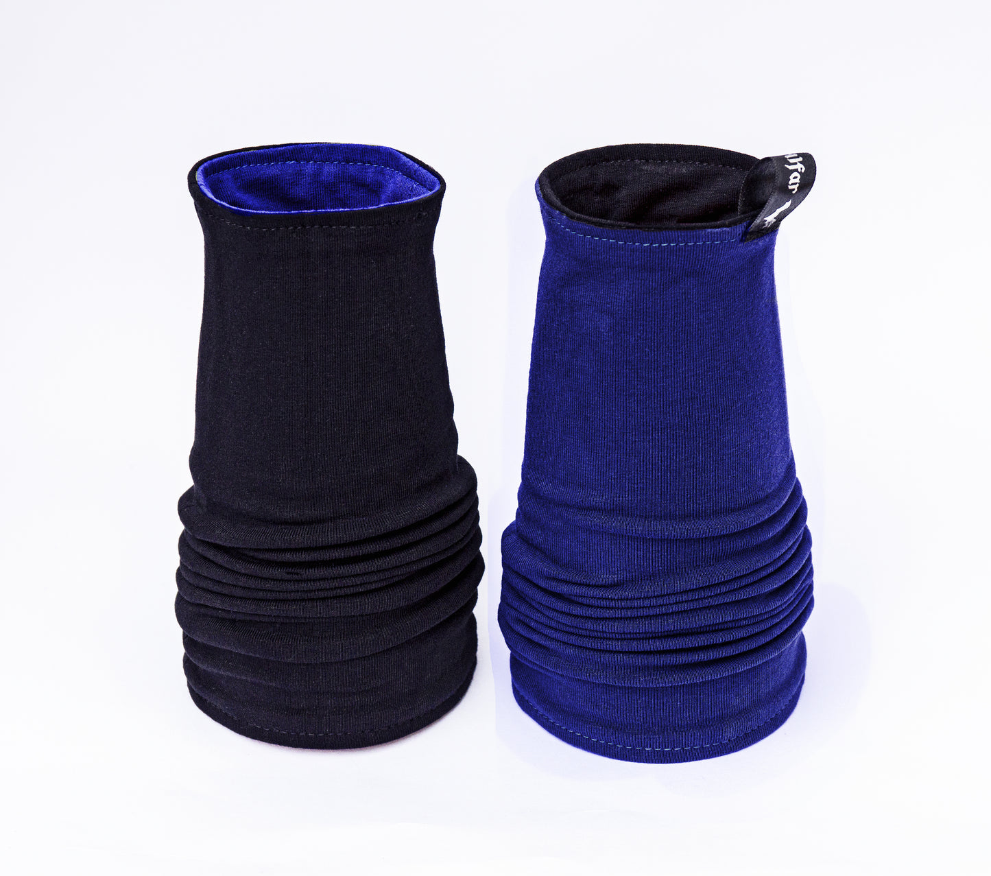 Armstulpen Baumwolle Sport Fitness Yoga Laufen Schwarz Blau Unisex Mouska Alfar