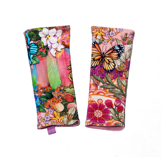 Wende Armstulpen Armwärmer rosa bunt welcome in paradiese hawai